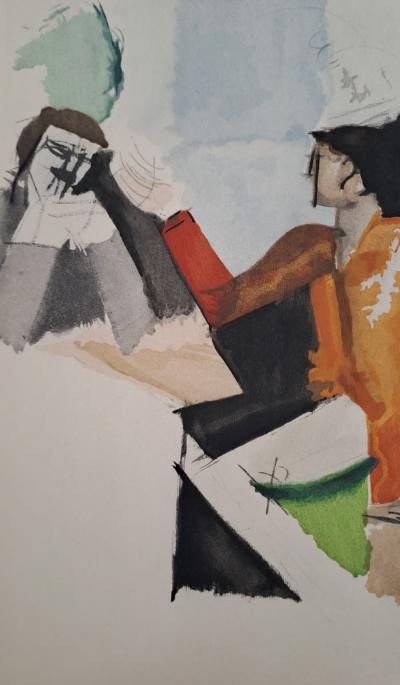Roger de la FRESNAYE (d'après) - Scène du 14 juillet, 1949 - Lithographie 2