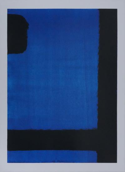 Pierre Soulages : Gouache et encre sur papier, 1978, Affiche originale 2