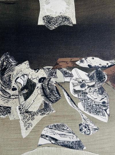 Bernard MANDEVILLE - Untitled, 1978 - Original lithograph signed in pencil 2