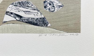 Bernard MANDEVILLE - Untitled, 1978 - Original lithograph signed in pencil 2