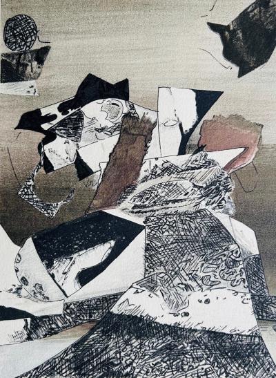 Bernard MANDEVILLE - Untitled, 1978 - Original lithograph signed in pencil 2
