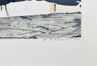 Bernard MANDEVILLE - Untitled, 1978 - Original lithograph signed in pencil 2