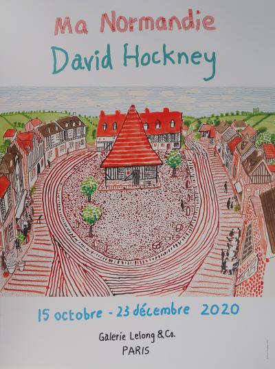David Hockney: My Normandy - Original color poster 2