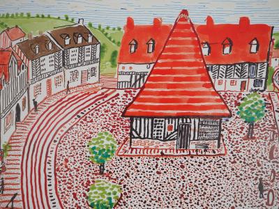 David Hockney: My Normandy - Original color poster 2