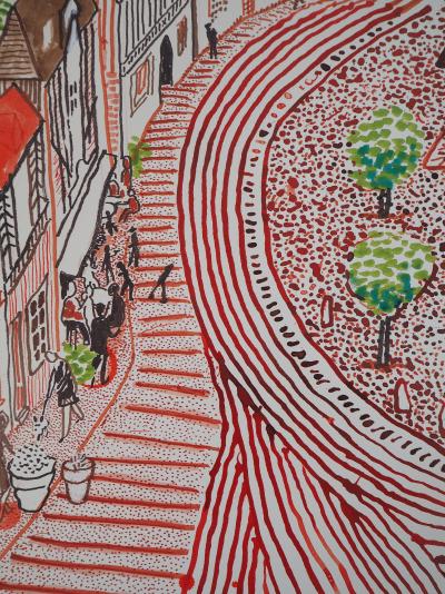 David Hockney: My Normandy - Original color poster 2