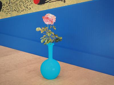 David Hockney: 20 Flowers and Some Bigger Pictures - Original color poster 2