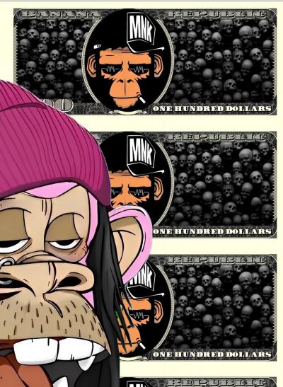 Karl Kox -Banana Republic #4, 2024 - Sérigraphie signée au crayon 2