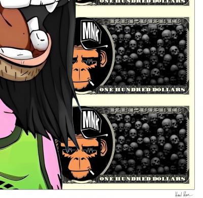 Karl Kox -Banana Republic #4, 2024 - Sérigraphie signée au crayon 2