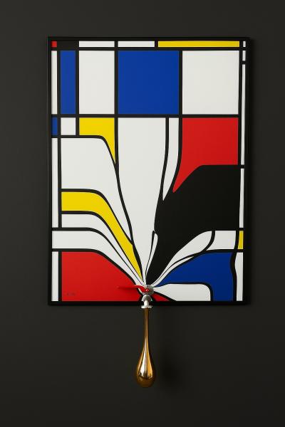 Santicri - Essence, Mondrian - Technique mixte sur toile 2