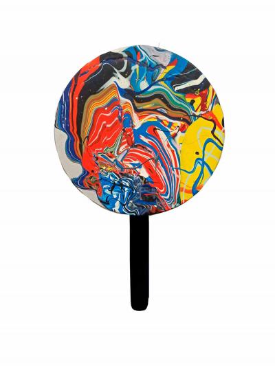 Katrin Fridriks - Lollipops 3 - 2014 - Technique mixte signée 2