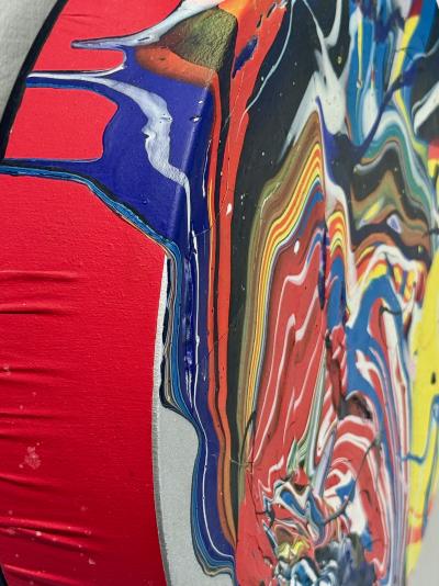 Katrin Fridriks - Lollipops 3 - 2014 - Technique mixte signée 2