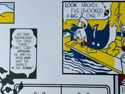 Roy Lichtenstein -  Artist’s studio, Look Mickey, 1988  -  Lithography 2