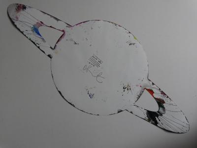 DAMIEN HIRST Saturn Spin Painting, 2009, unique 2