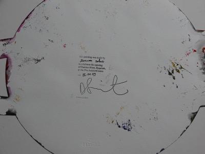 DAMIEN HIRST Saturn Spin Painting, 2009, unique 2