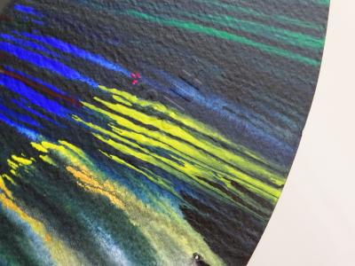 DAMIEN HIRST Saturn Spin Painting, 2009, unique 2