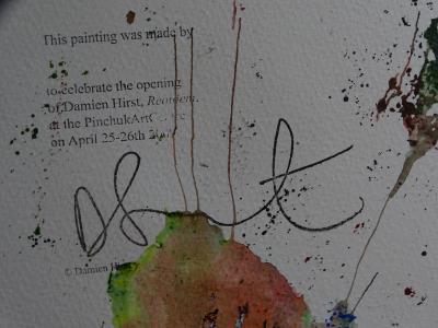 DAMIEN HIRST Crâne - Requiem, Spin Painting, 2009, pièce unique 2