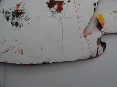 DAMIEN HIRST Crâne - Requiem, Spin Painting, 2009, pièce unique 2