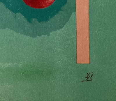 Wassily KANDINSKY (d’après) - Composition, 1965 - Lithographie signée dans la planche 2