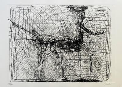 CESAR - Centaur, Homage to Picasso - Original drypoint etching signed in pencil 2