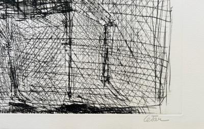 CESAR - Centaur, Homage to Picasso - Original drypoint etching signed in pencil 2