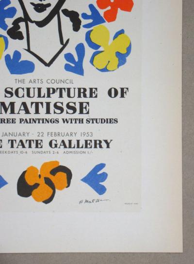 Henri MATISSE (after) - The Sculpture of Matisse, 1959 - Lithography signed 2