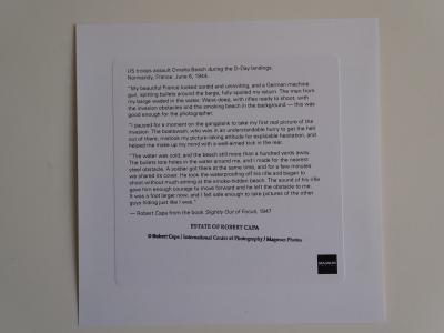 Robert Capa - World War II 1944- Estate estamped 2