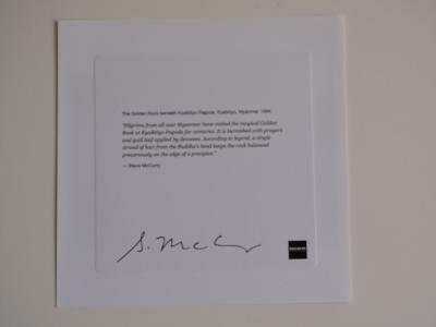 Steve McCurry - Golden Rock 1994- Signed 2