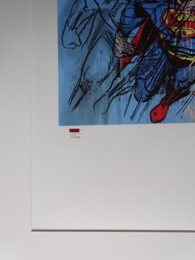 Andy Warhol - Superman - Lithographie signée et numérotée à la main 2