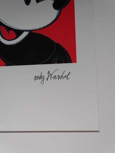 Andy Warhol (d’après) , Mickey Mouse, Lithographie 2