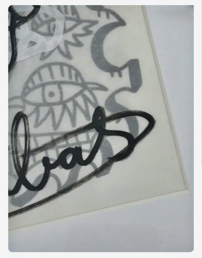 Robert Combas - Théâtre de la mer - 2018 - Dessin au feutre - Signé 2