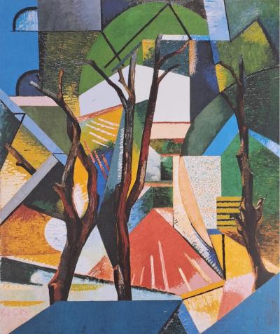 Auguste Herbin (d’après) - Les trois arbres - Impression d’art signée