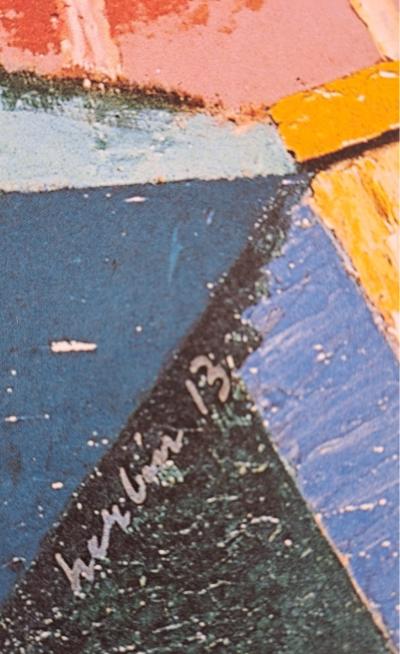 Auguste Herbin (d’après) - Les trois arbres - Impression d’art signée 2