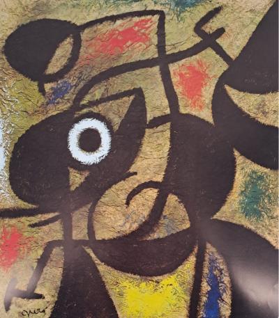 Joan Miro (d’après) - Femme oiseau - Impression d’art signée 2