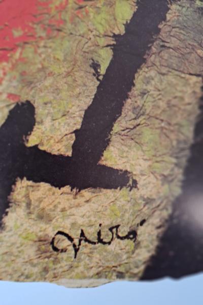 Joan Miro (d’après) - Femme oiseau - Impression d’art signée 2