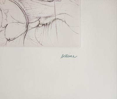 Hans BELLMER - Unica Zurn - 1970 - Original engraving - Signed, numbered 2