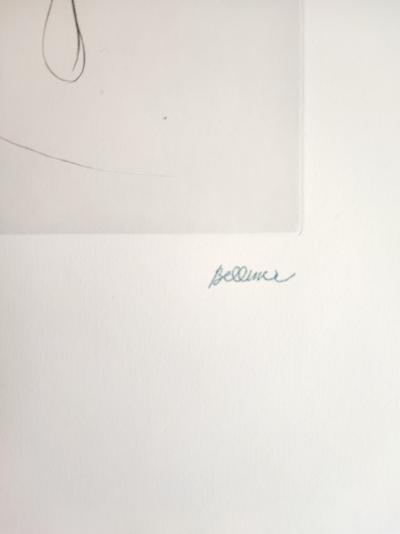 Hans BELLMER - Les yeux bleus -  1971 - Gravure , Signée , numerotée 2