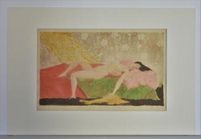 Alexandre Lunois  (1863-1916) - Lithographie Couleurs - Danaé (1894) 2