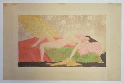 Alexandre Lunois  (1863-1916) - Lithographie Couleurs - Danaé (1894) 2