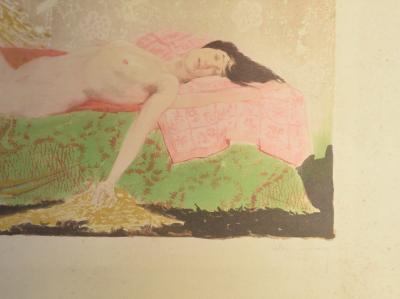 Alexandre Lunois  (1863-1916) - Lithographie Couleurs - Danaé (1894) 2