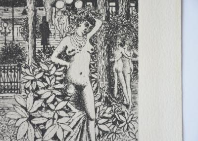 Paul Delvaux – Les Astronomes, 1963 – Gravures originales recto verso 2