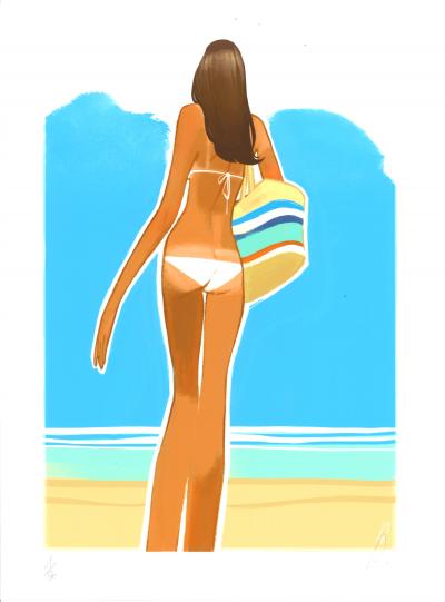 Virginie Augustin - Parisienne - Tirage d’Art signé au crayon 2