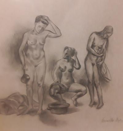 Veronika Issaeva -Agenos ,  Hammam Dessin , 2023 2