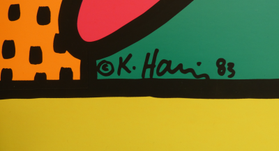 Keith HARING - Festival de Jazz de Montreux,1983, Sérigraphie 2