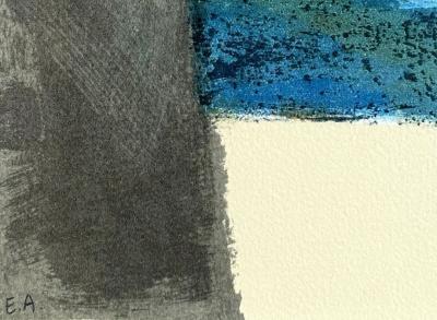 Cathelin - Paysage au laurier - Lithographie originale signée crayon 2