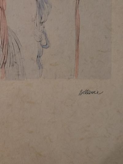 Hans BELLMER -  Les petites acrobates -  1971 -  Gravure originale Signée 2