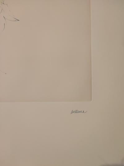Hans BELLMER -  yeux bleus - 1972- Gravure originale  Signée , numerotée 2