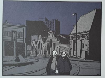 Jacques Tardi - Hunter, promenade dans les entrepôts - Impression d’art 2