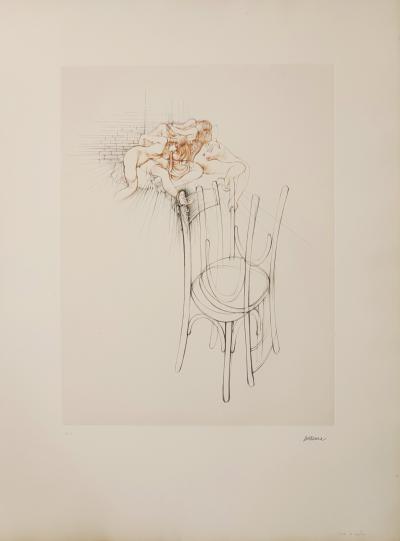 Hans BELLMER -  Scène érotique II - 1972 - gravure 2