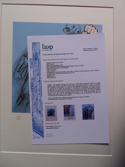 Andy WARHOL - Superman - Signed and  hand numbered lithograph 2