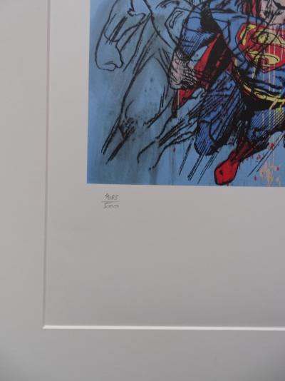 Andy Warhol - Superman - Lithographie signée et numérotée à la main 2